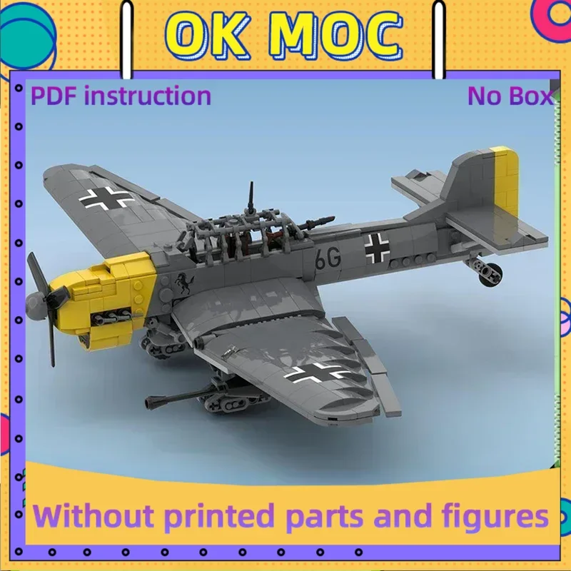 

Moc строительные кирпичи, военная модель Ju87, истребитель, струйная технология, модульные блоки, подарки, игрушки для детей, наборы «сделай сам», сборка