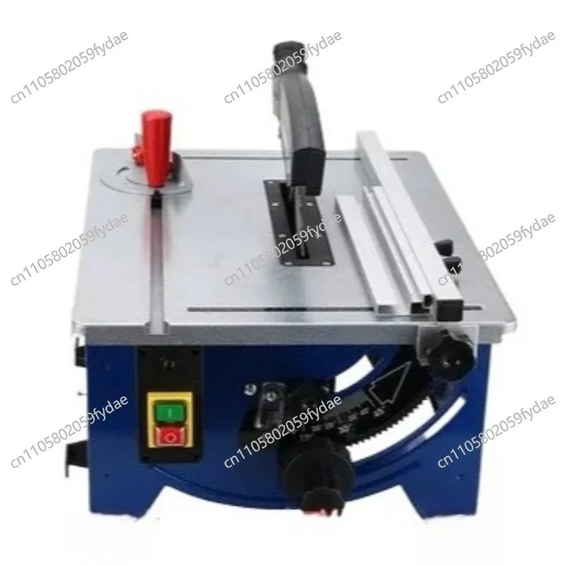 Compact 8-inch Woodworking Table Saw for Aluminum 45° Adjustable Panel Saw for Home Use Woodworking Saw for Material Cutting