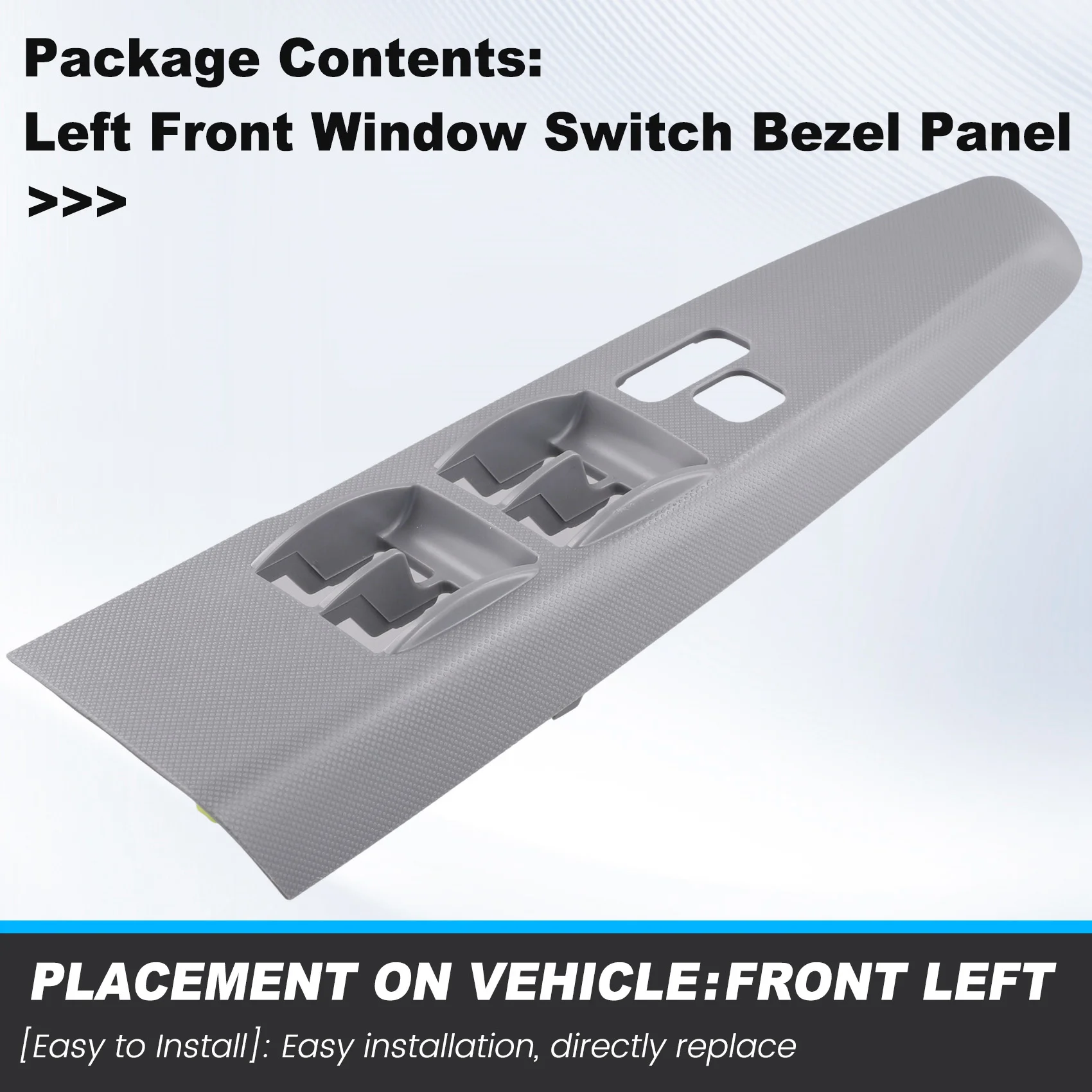 

Рамка переключателя окна, крышка ручки передней двери, панель регулятора оконного переключателя автомобиля, дверной подлокотник, верхняя панель-удушка