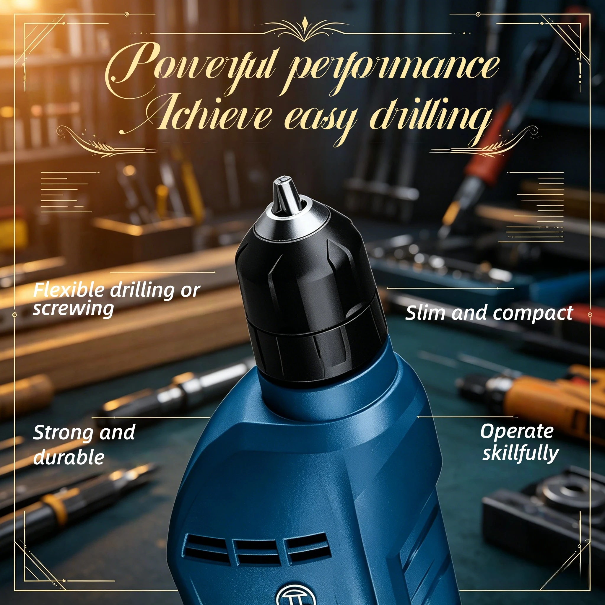 Bosch GBM400 Electric Screwdriver Household Multifunctional Electric Drill 2800RPM 10mm Chuck Size