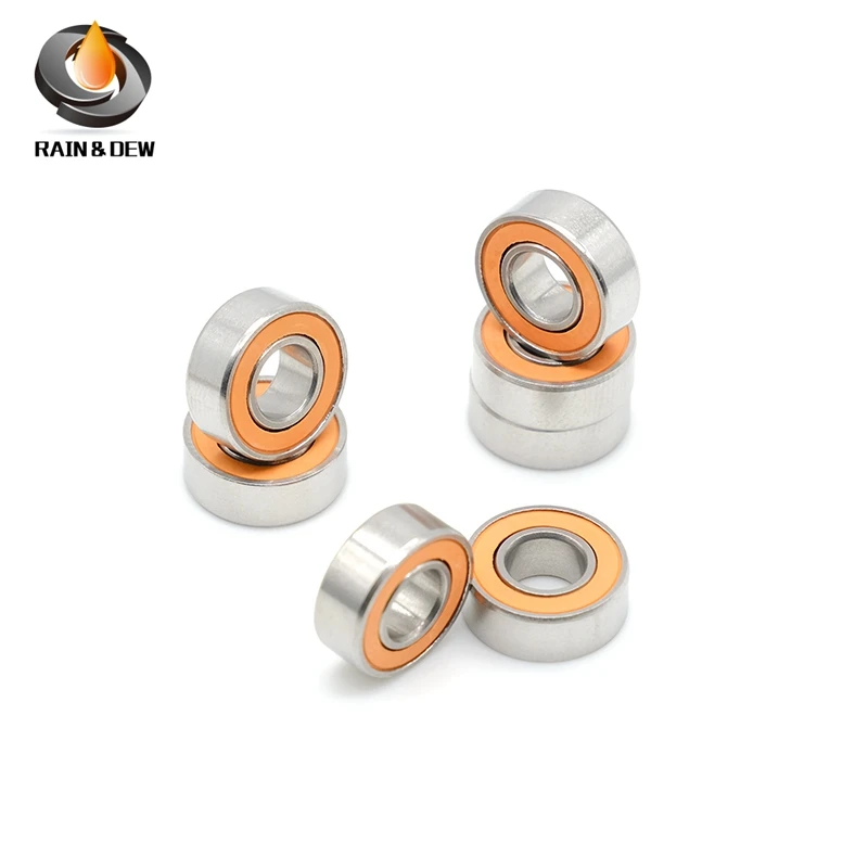 

2PCS SMR115 2RS Bearing 5x11x4 mm CB ABEC7 Stainless Steel Hybrid Ceramic Bearing DRY Ocean Fishing Reels Ball Bearings SMR115