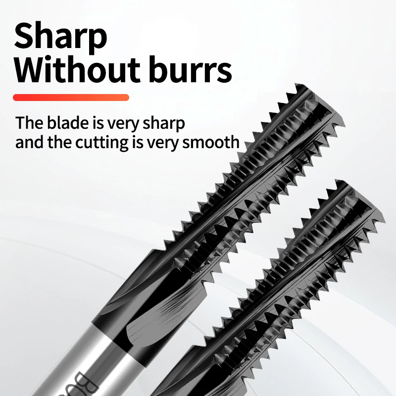 

BOSS TAPS CNC 60° Tungsten Steel Full Thread Milling Cutter M3 M4 M5 M6 M8 M10 M12 M14 M16 Mill Mills Cutters