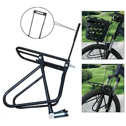 Bike Front Rack Carrier,Luggage Shelf Luggage Rack Carrying Accessories Cargo Pannier Bicycle Front Rack for Bicycle Cycling