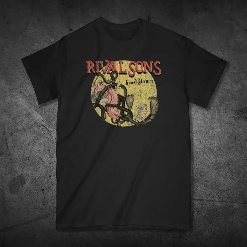 Hot Merry Christmas Rival Sons Full Size Cotton Black T Shirt Bt581