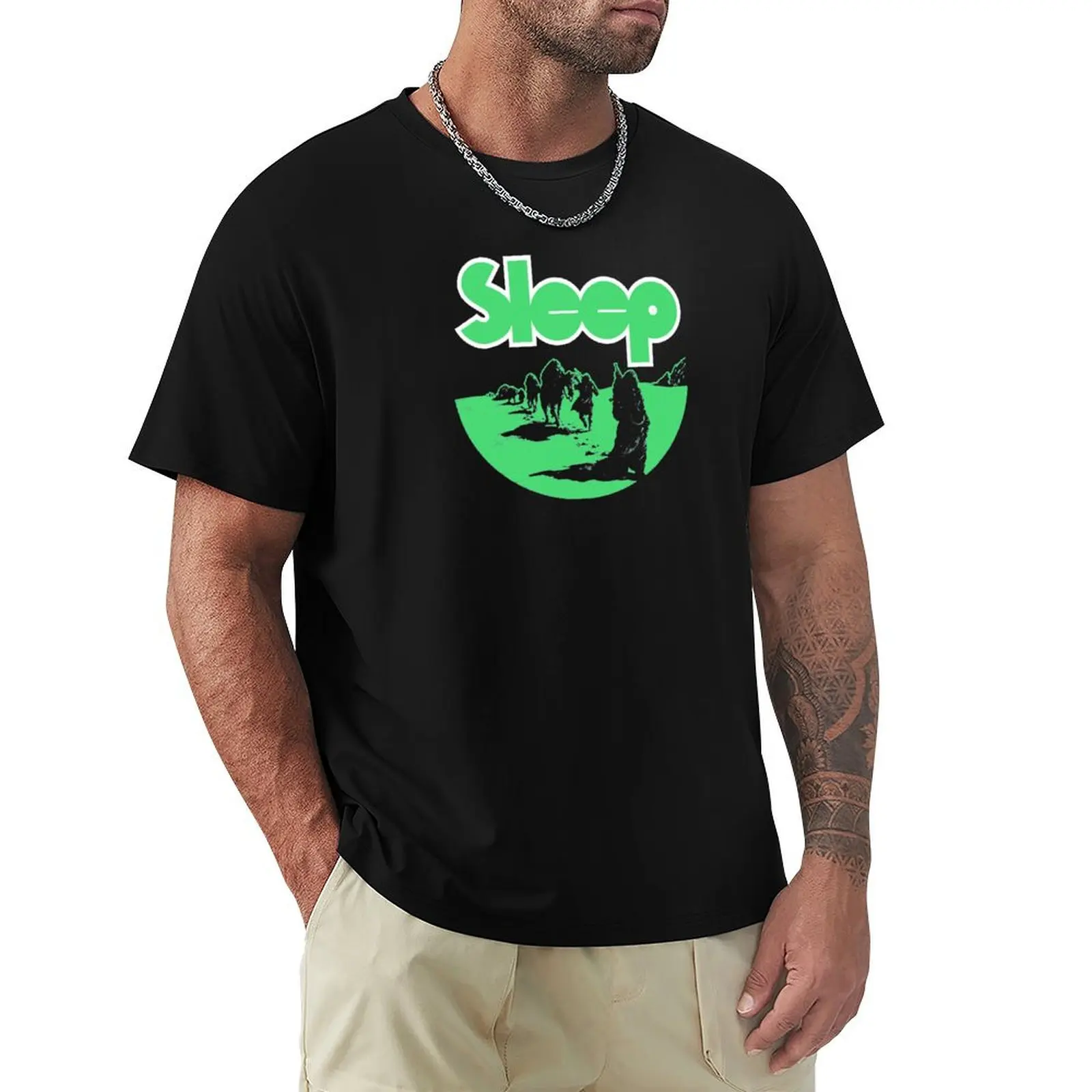 sleep band merch T-Shirt t shirts for man cotton funny T-Shirt