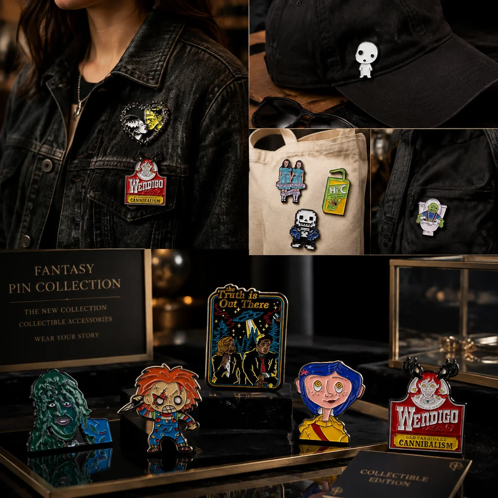 Broche/Pin de aleación con diseño de mamá y niño espeluznante, accesorio de joyería para ropa y mochila, superventas en comercio exterior transfronterizo, lo último
