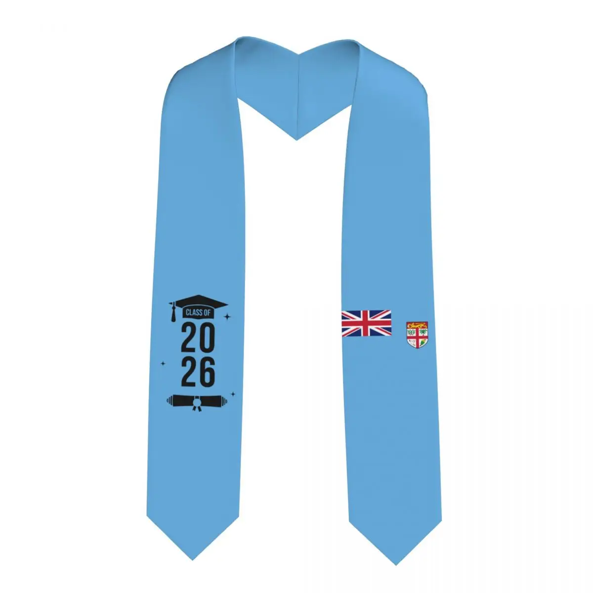 

Class Of 2026 Fiji Flag Graduation Stole Sash Scarf For International Students Proud 183CM Long