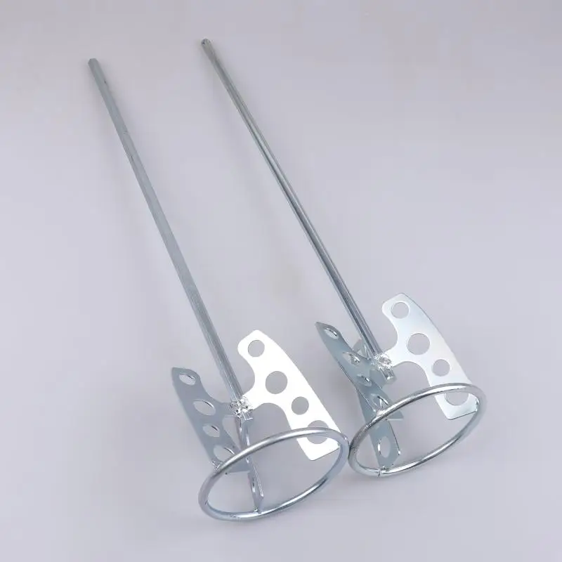 Upgraded Version Cement Mixer Stirring Tool Stainless Steel Mixing Paddle Rod Paint Putty Mixing Stick For Electric Concrete Mix