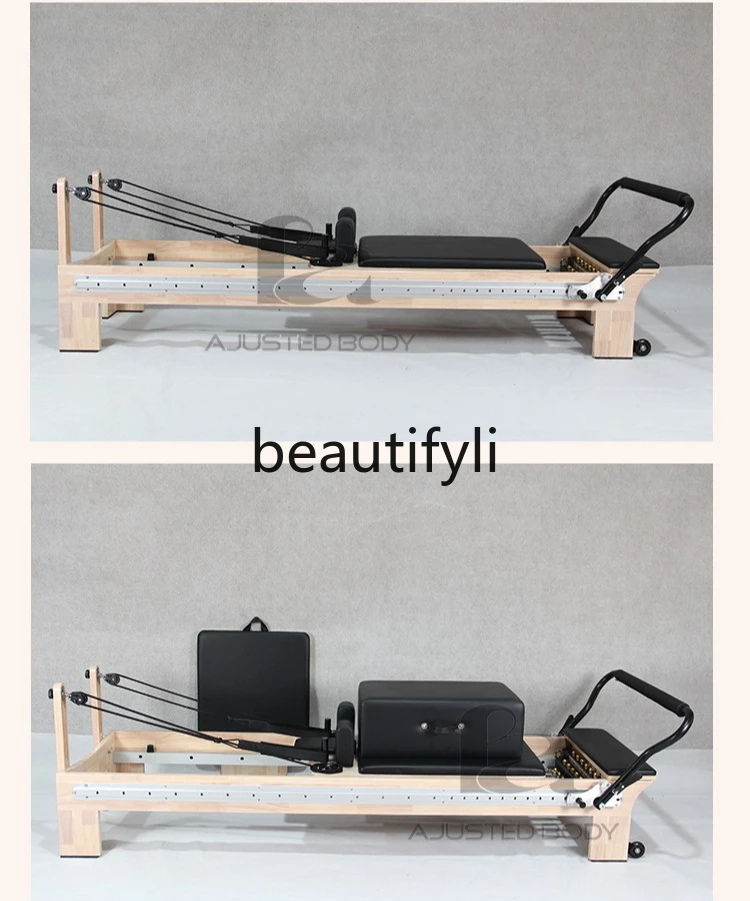 

Pilates Core Bed Oak Full Track Personal Training Yoga Room Gym Training Equipment