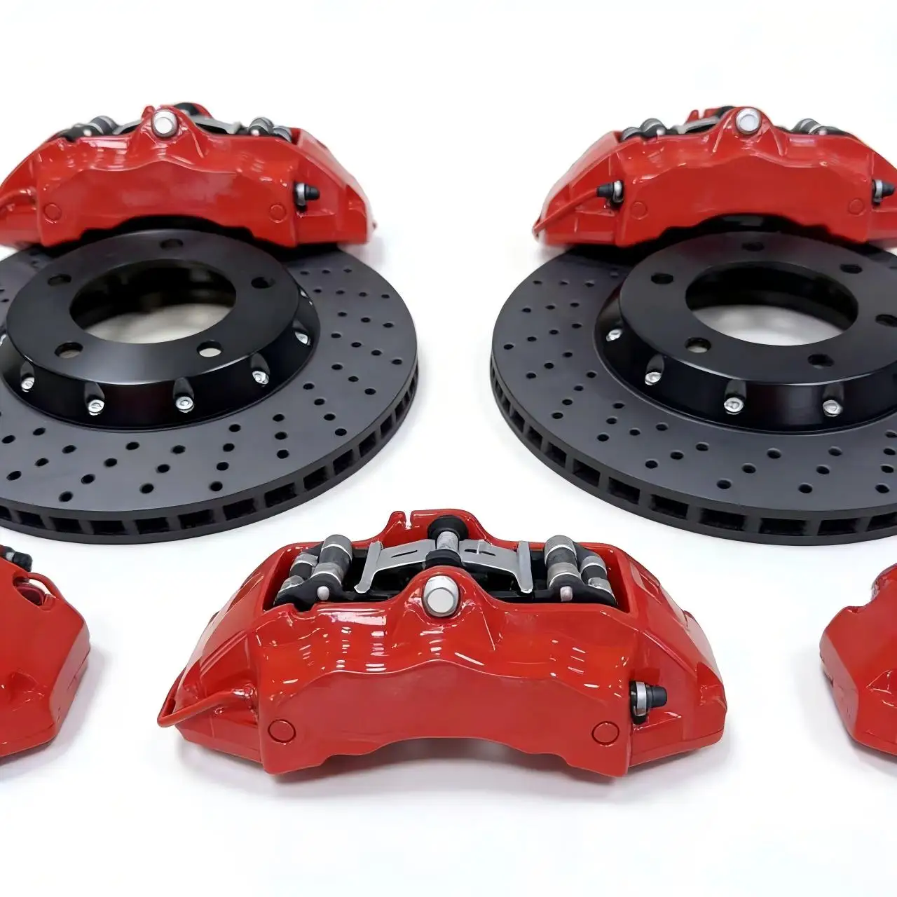 High Performance 18Z Front 6-Piston Rear 4-Piston Dual Brake Caliper Kit Fit for 3 5 Series Isuzu D-MAX F150 Ranger