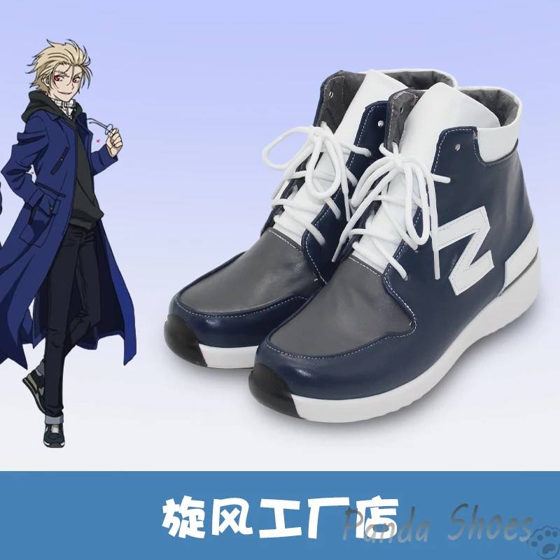 Anime Blood Boundary Kekkai Sensen Cosplay Shoes Anime Cos Comic Cosplay Costume Prop Shoes for Con Halloween