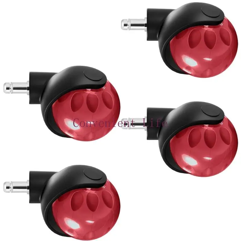 L1ee Universals Sedia mobili a ruota Caster pesante Swivels Castor Rolling Rolling Furniture Parti mobili a 360 gradi