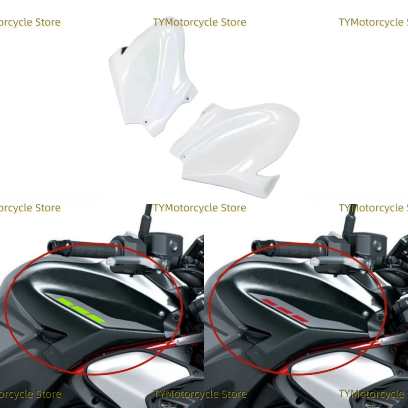 

Fit For Kawasaki Z900 Z900SE 2025-2026 Tank Front Cover Motor Protection Panel Trim Fairing Cowl Side Gas Guard