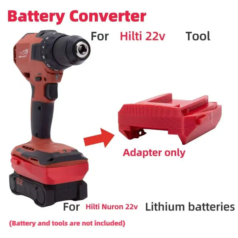 Adapter For Hilti 22V Nuron (B22-55 Nuron, B22-85 Nuron, B22-170 Nuron, B22-255 Nuron) To HILTI (B22-2.6, B22-4.0, B22-8.0) Tool