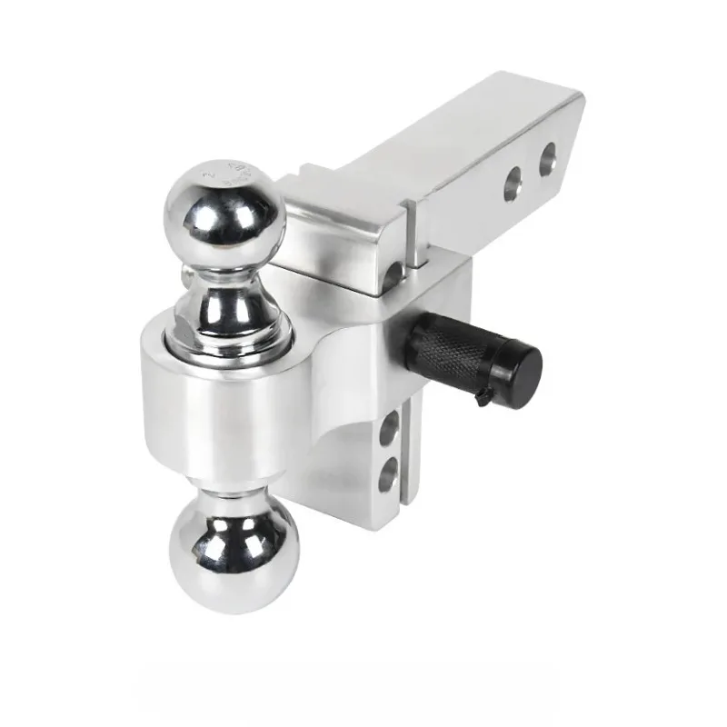 Solid Trailer Arm Ball Hook Vehicle Modified Rear Bar Motorboat Traction Trailer Connector Square Port Bar