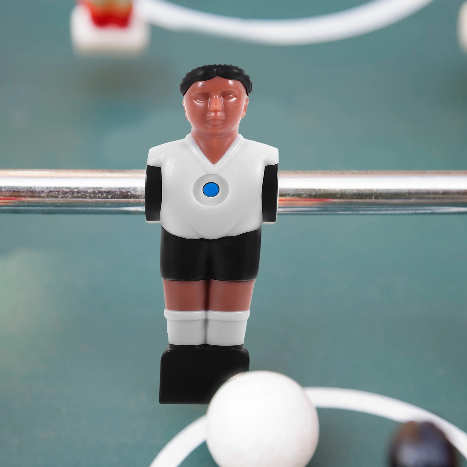 

10pcs Foosball Players Table Football Machine Accessories Durable Resin Replacement Bright Colors Wear-Resistant