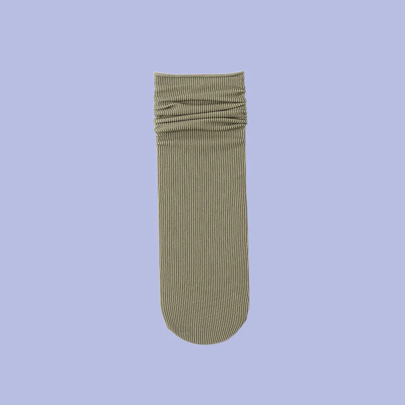

5/10 Pairs Women's Mid-tube Socks Summer Thin Fashion Net Red White Velvet Ice Silk Summer Long Stacked Socks Ice Socks