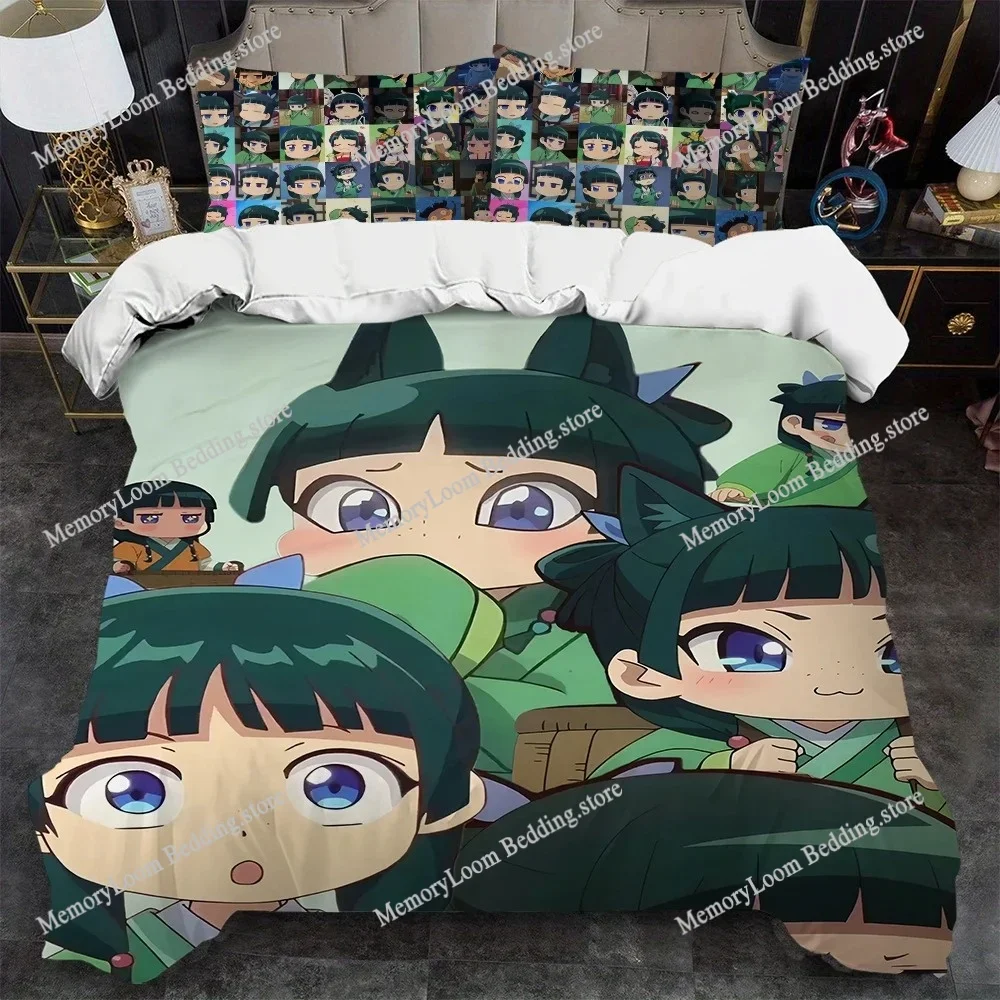 Anime The A-Apothecary Diaries Duvet Cover Set Home Style Bedding Soft Laundry Cotton Bed Student Dormitory Gift Home Textile963