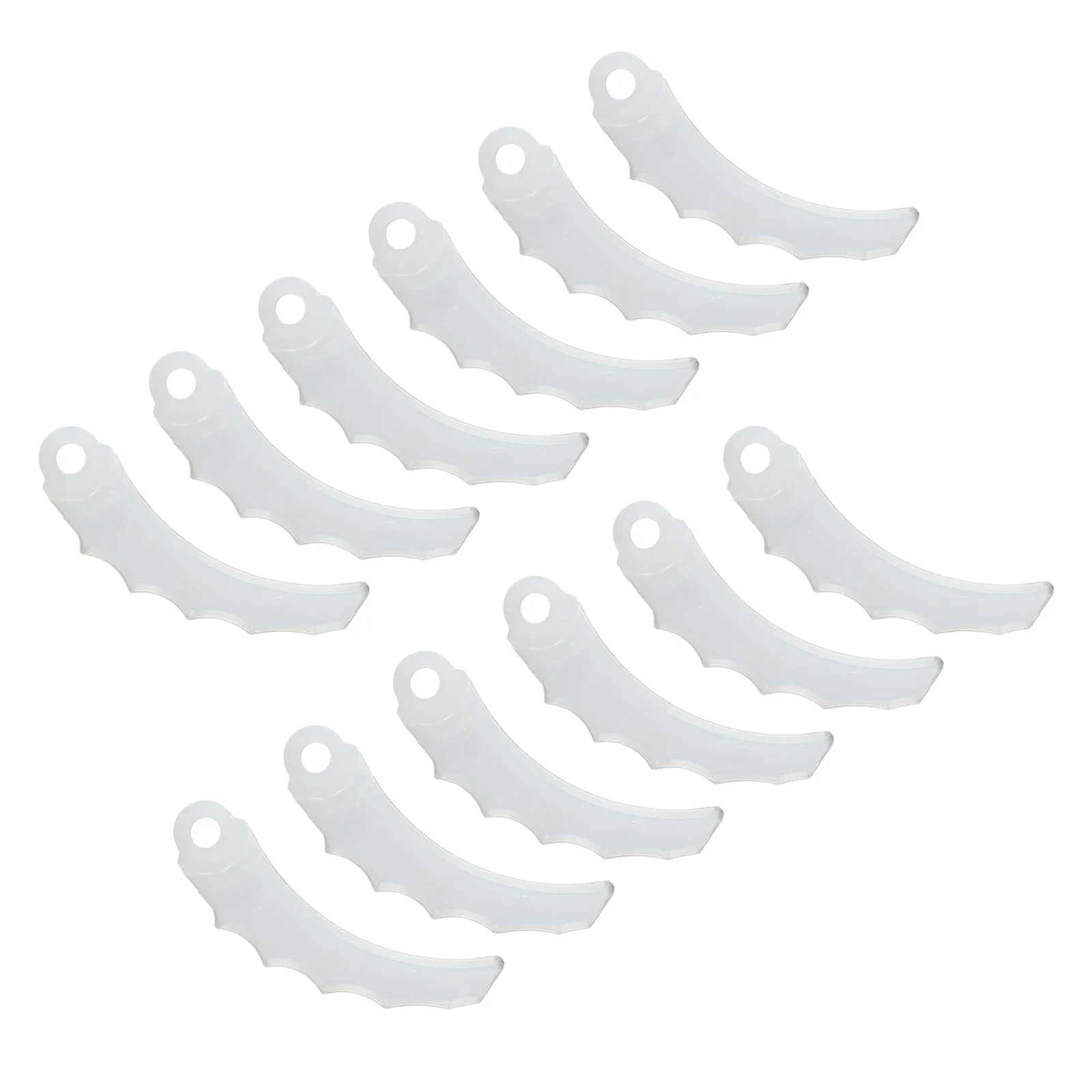 

12*Plastic Blades For 198426-9 Replacement Blades Cutter Head Plastic 255MM For DUR184L DUR187U/L DUR189 DUR190L DUR190U