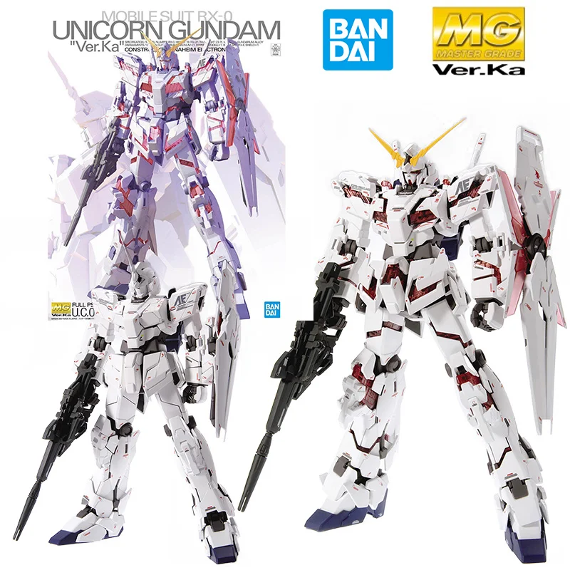 

Bandai MG Unicorn Gundam Ver.ka 1/100 20Cm Gundam UC Anime Original Action Figure Model Assemble Toy Birthday Gift Collection