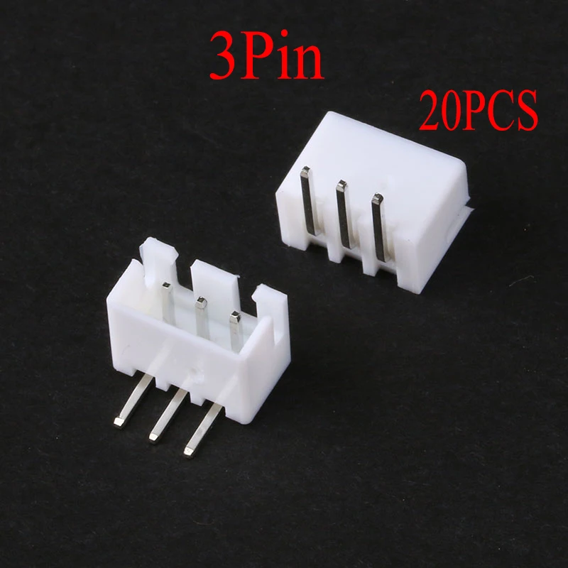 20pcs JST-XH2.5 2.5MM 1s 2s 3s 4s 5s 6s 7s 8s 9s  Balance Charging Connector Right Angle Needle Female Pins For Imax B6 Charger