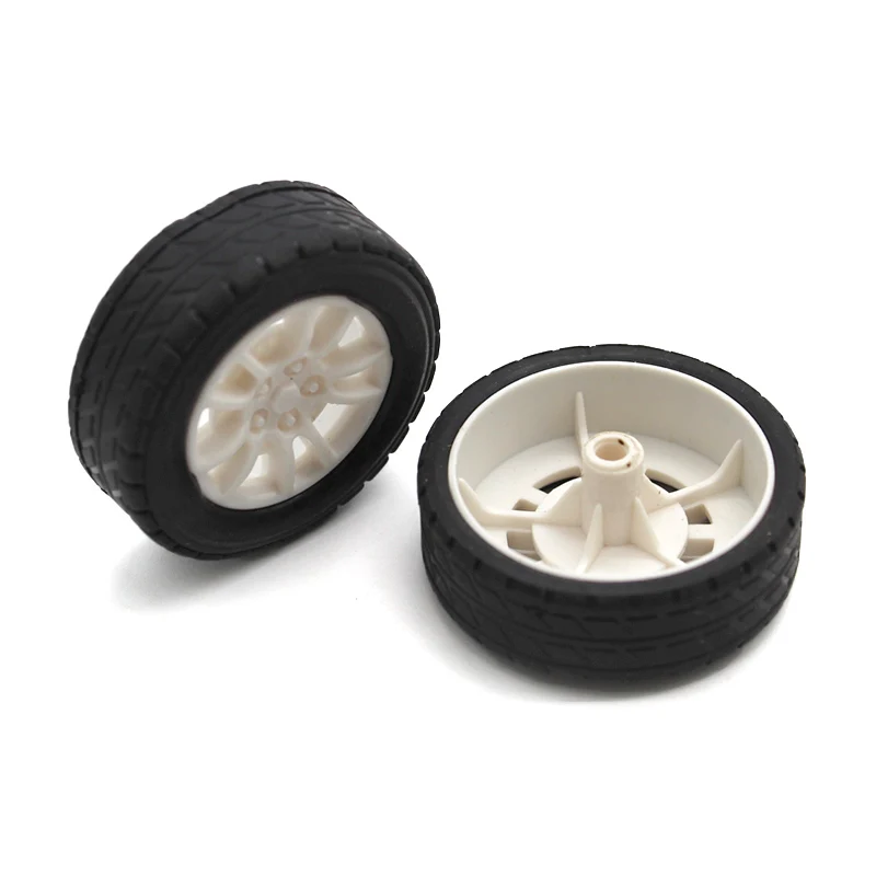 고무 자동차 타이어 모델 휠 1:20 크리에이티브 다이브 로봇 원격 제어 자동차 액세서리 장난감 휠 허브