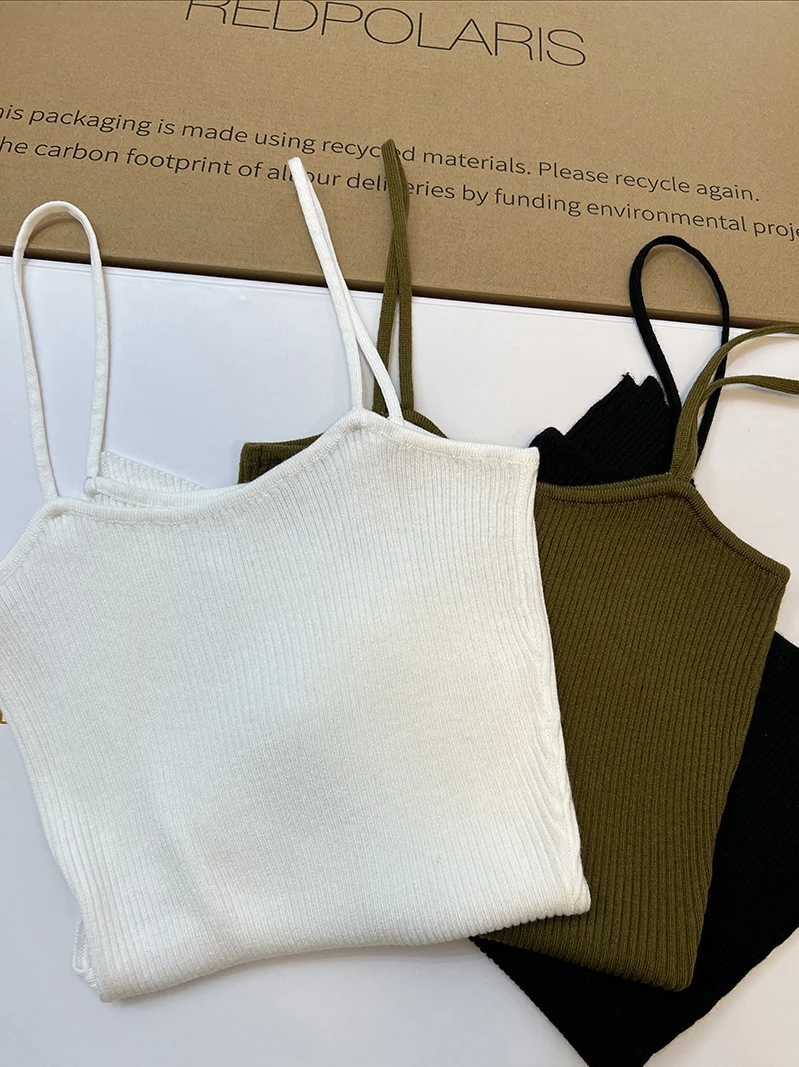 

Новинка ранней весны: шерстяной вязаный жилет с разрезом, удобный, универсальный, базовый, женский, без бретелек, укороченный, для повседневной носки.