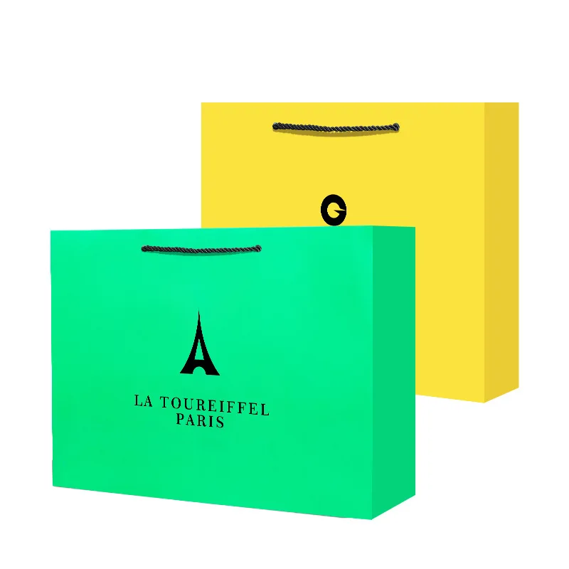 Custom. Handbag Custom White Cardboard Printable Clothing Store Bag Custom Shopping Paper Packaging Bags Graphic Custo