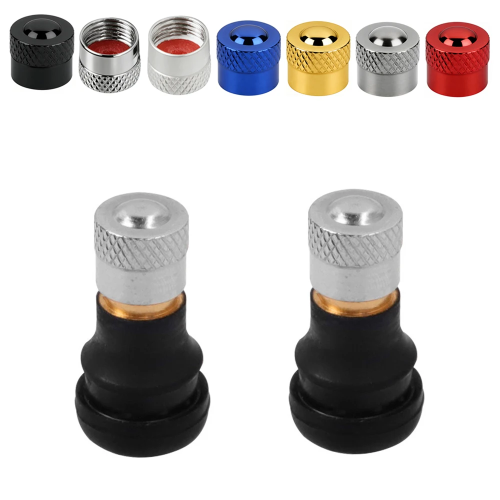 4Pcs Tire Valve Stem Caps with O Rubber Ring, Tire Valve Caps for Car Tires Universal Stem Covers for Car Leak Proof Stem Cover
