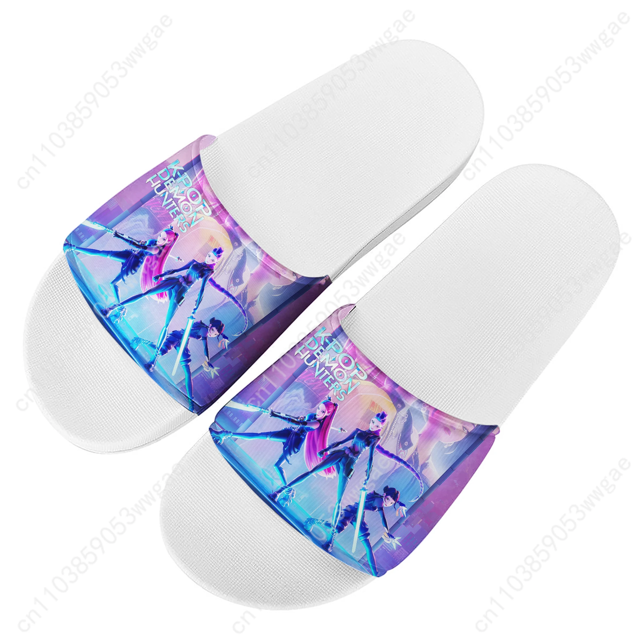 KPop Demon Hunters Sandalen Home Slipper Waterschoenen Heren Dames Tieners Sandaal Badkamer Strand Zwembad Op maat gemaakte zomerslippers
