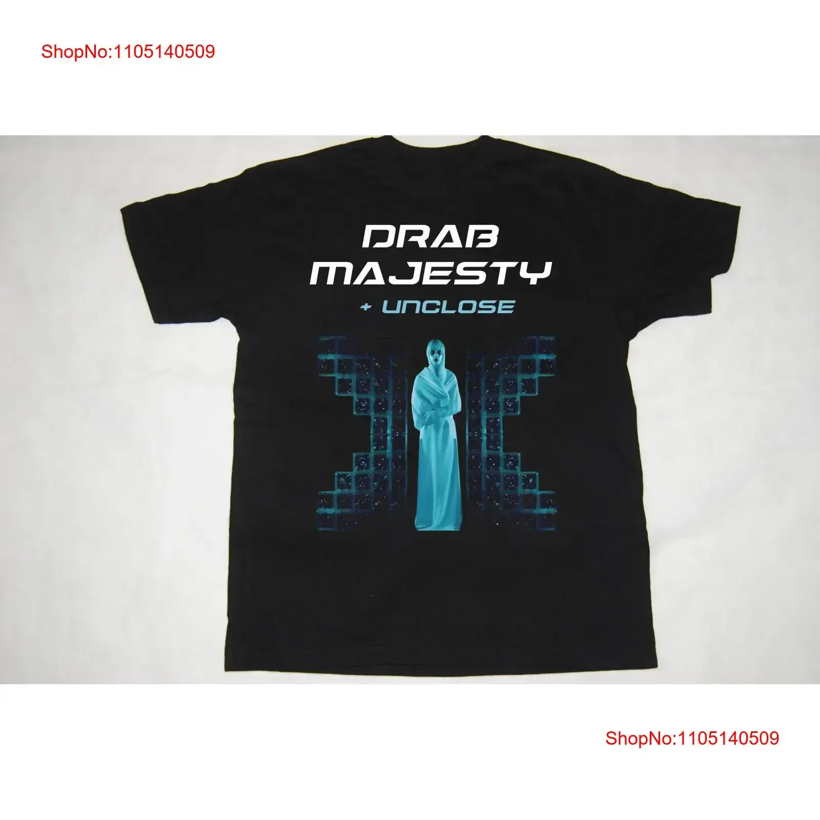 Drab majesté groupe Album musique noir t-shirt coton S 234XL vintage haut délavé pour un usage quotidien doux unisexe étiré