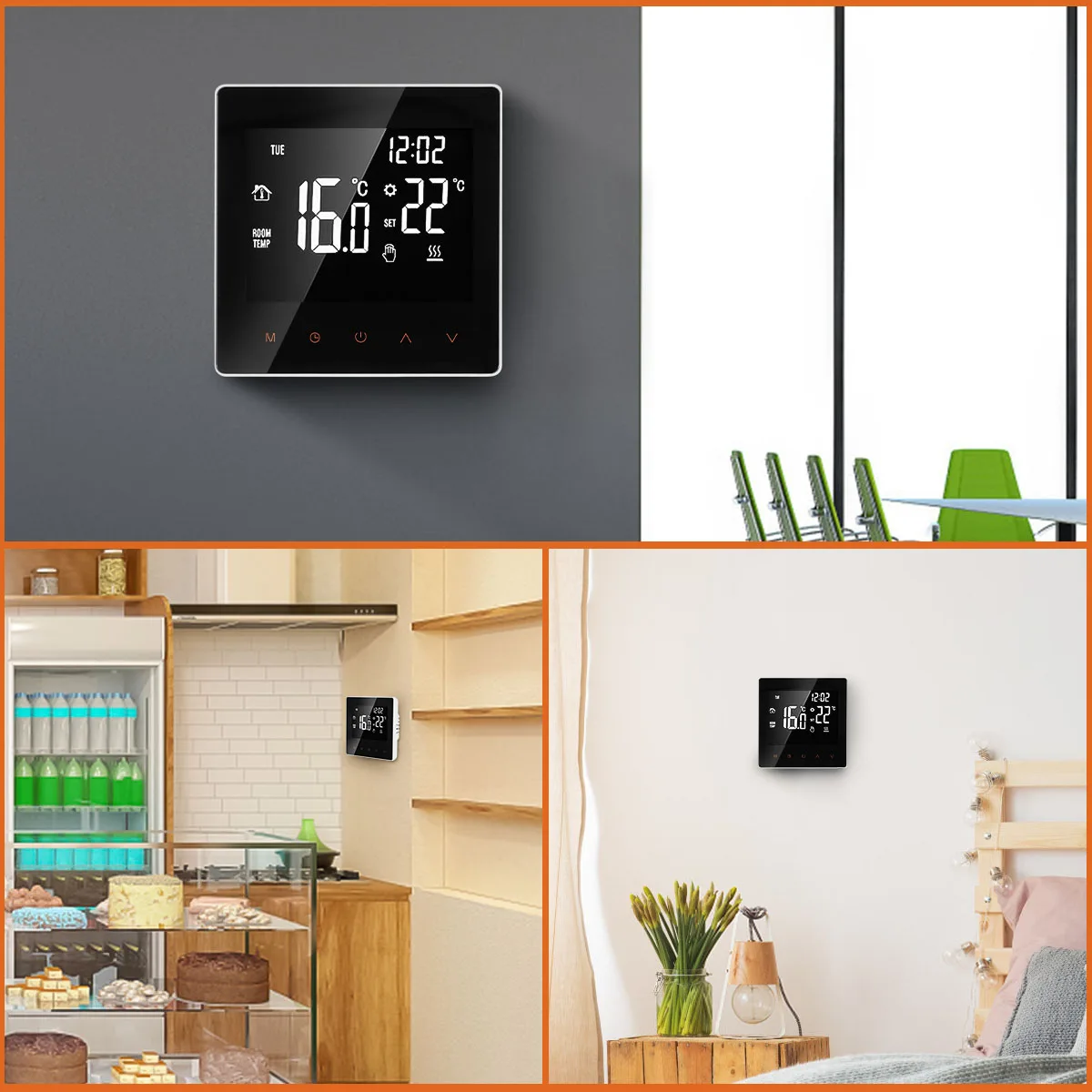 New Smart Home Wifi Wireless Thermostat 16A RF Battery Gas Boiler Water Heating Digital Temperature Controller Alexa Google Home