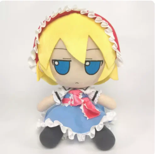 Figura bonita de Anime TouHou Project Alice, Cosplay, chica sentada, almohada Kawaii, regalos