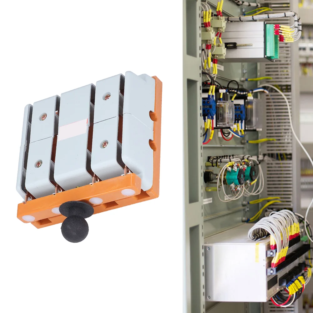 HS11F 100/48 Three-Phase Four-Wire 380V 100A Bidirectional Disconnector with Copper Rail Conductivity and PA Housing