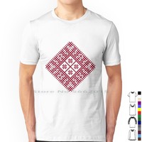 Nordic Star Design Auseklis 100% Cotton T Shirt Latvian Folk Design Latvian Design Auseklis Eight Point Star Nordic Star Baltic