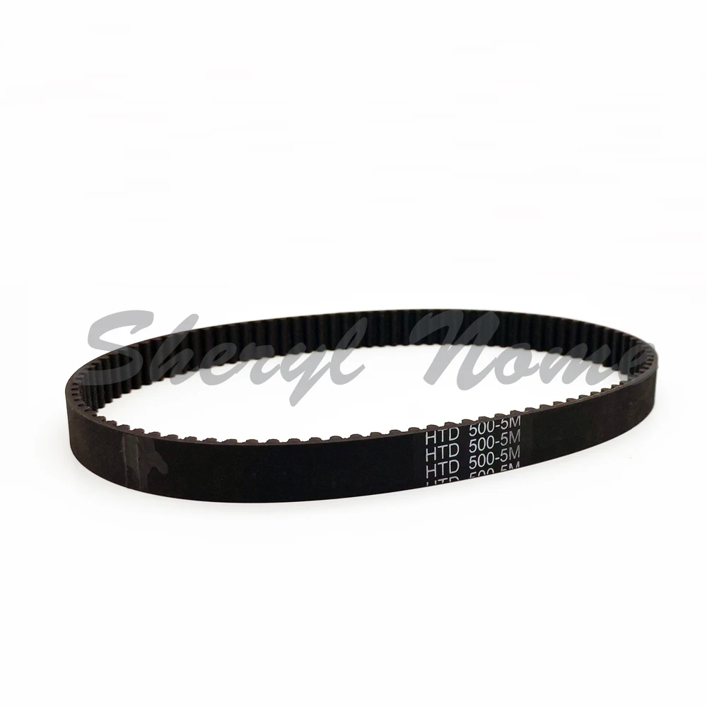 Black rubber belt HTD5M synchronous belt circumference 1270/1280/1290/1300/1305/1310/1315/1320/1325 pitch 5mm