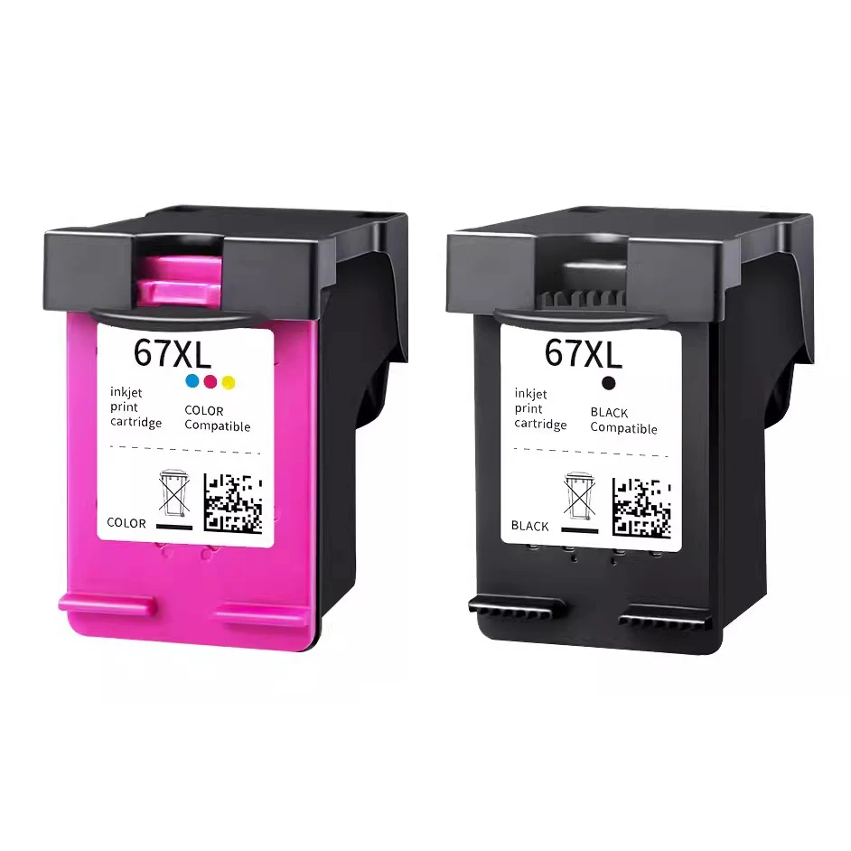 67XL Inkjet Print Cartridge for HP 1255 2722 2724 2725 2726 2727 2772 2774 2752 2729 2732 2733 2734 2735