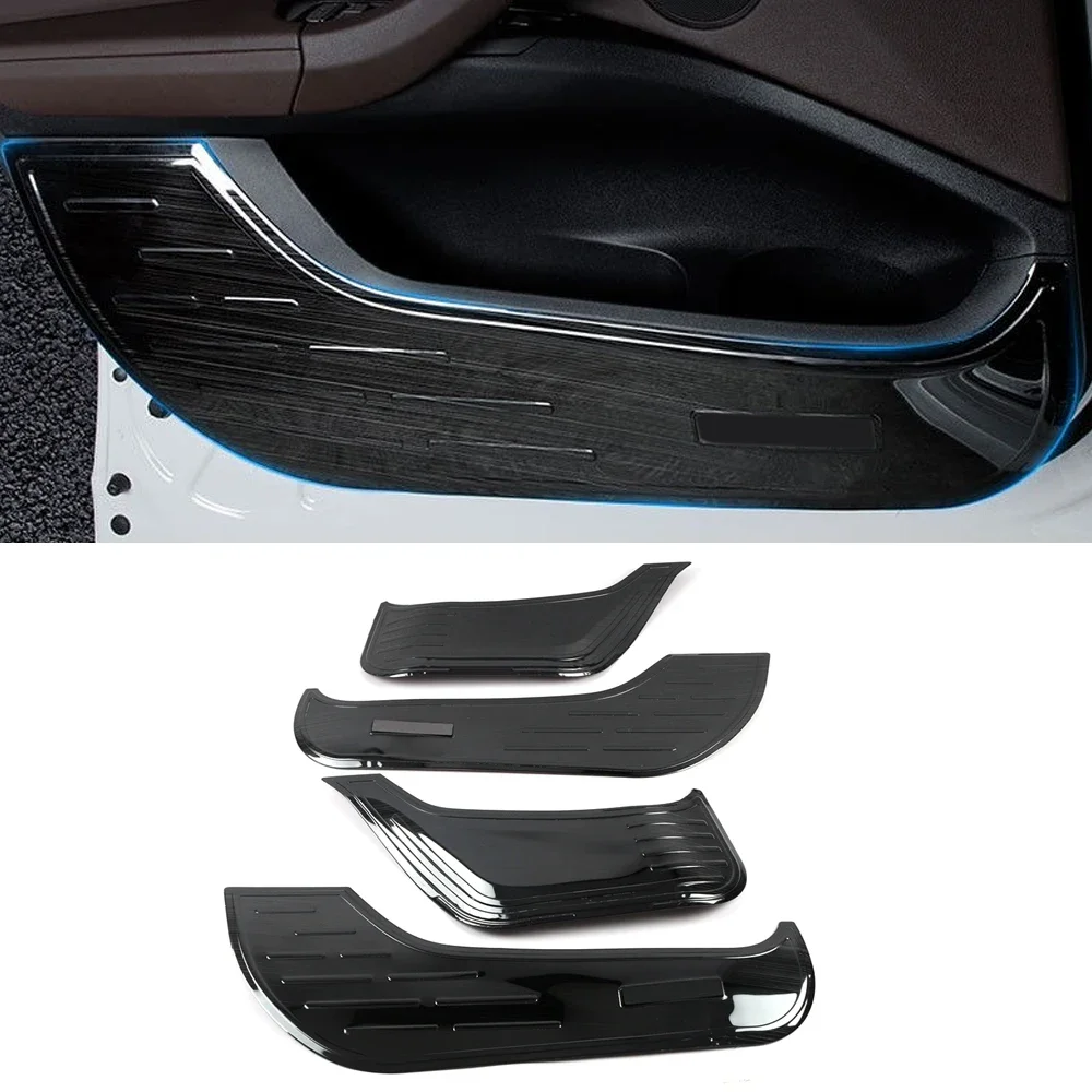 

For BMW X3 G01 X4 G02 2018-2024 Car Accessory Stainless Inner Door Anti-kick Pad Cover Trim Frame Interior Decoration Molding