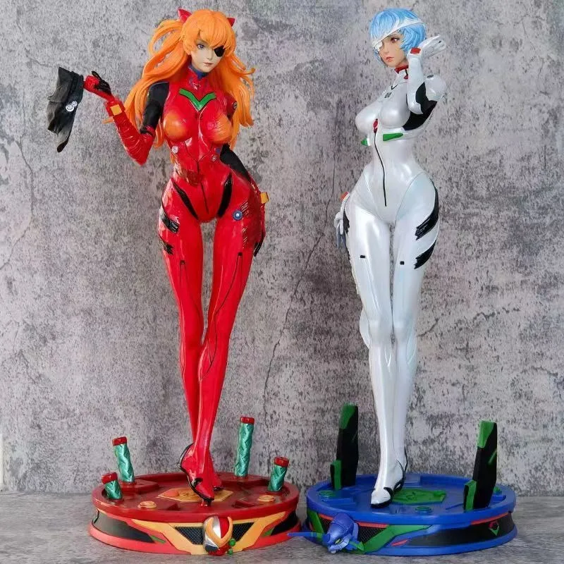 Neon Genesis Evangelion Limbo Rei Asuka Anime Interface Cartoon Figures, Gelcoat Gk Model, Ornements, Gift Statue, Nouveau