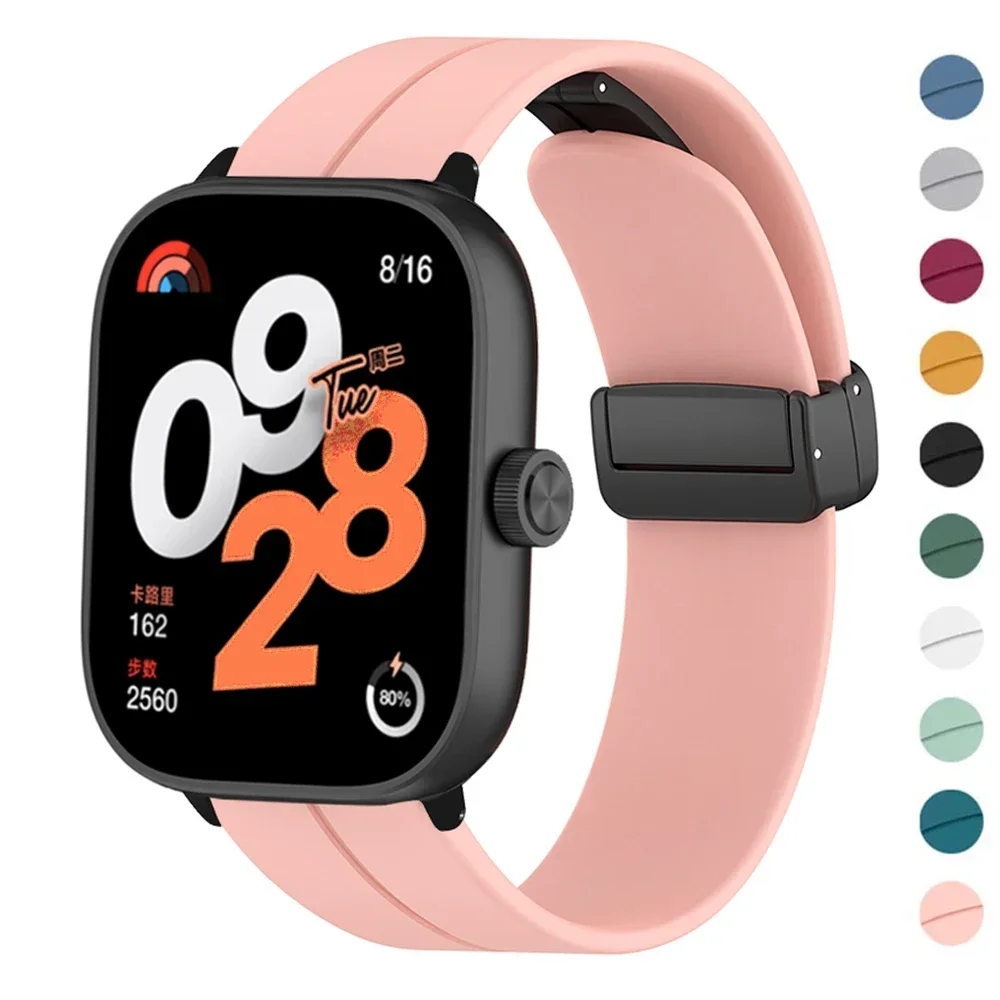 Silicone Strap For Xiaomi Redmi Watch 4 Smart Watch Band Accessorie Replacement Bracelet For Mi Band 8 Pro Wristband Correa Belt image 2
