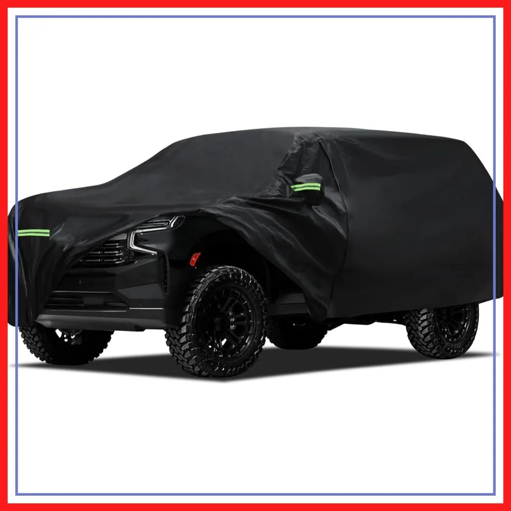 

Waterproof Car Cover Custom Fit Chevy Suburban 1973-2026 Full Exterior Sun Rain Protection with Door Zipper Cotton Lining