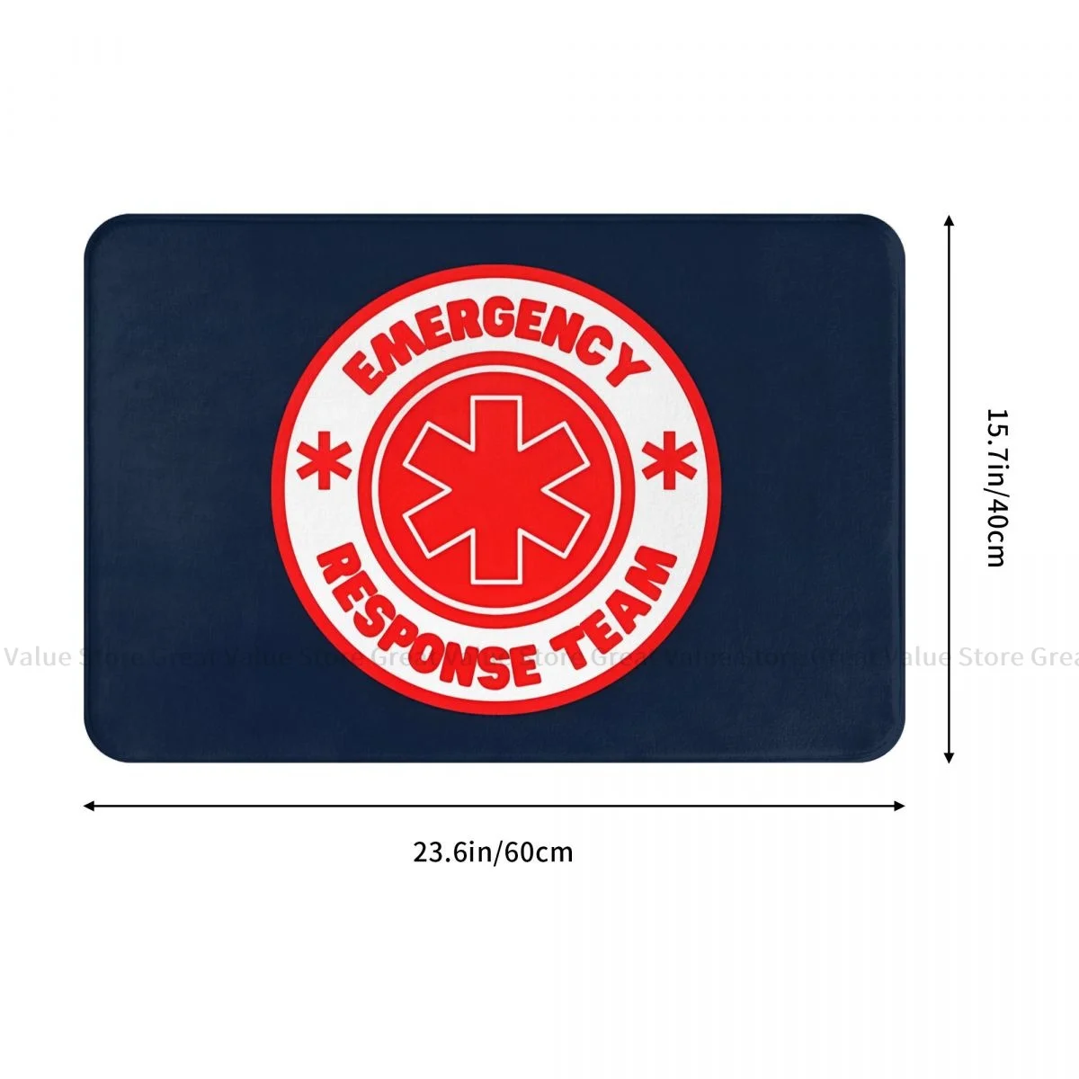 Star Of Life Bathroom Non-Slip Carpet Emergency Response Team ERT Bedroom Mat Entrance Door Doormat Floor Decoration Rug