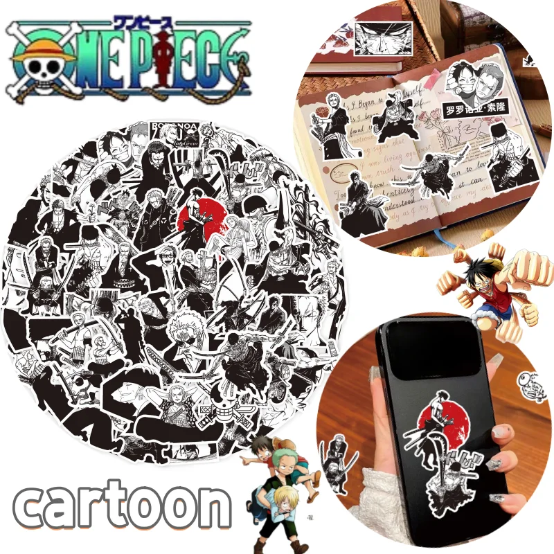 

One Piece Zoro sticker cartoon cute high appearance value fashionable personalized portable Student notebook decoration sticker