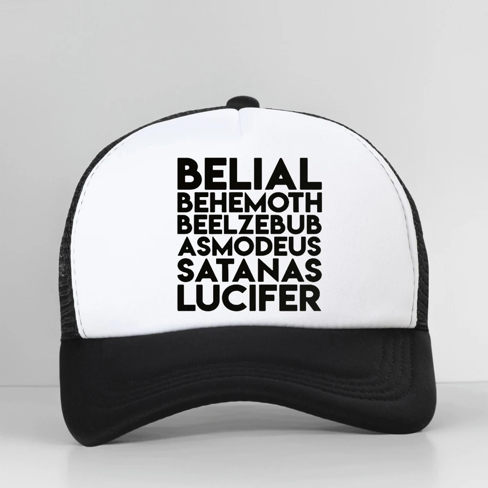 

Ghost BC Band Year Zero Letter Print Baseball Cap Men Music Hip Hop Fashion Mesh Breathable Trucker Hat Casquette