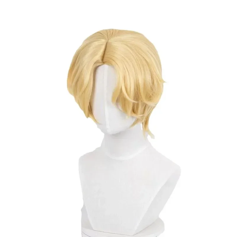 Perruque de Cosplay synthétique LUKA de scène Alien, cheveux courts dorés, bonnet de perruque résistant à la chaleur, accessoire de fête de carnaval, nouvelle collection 2026