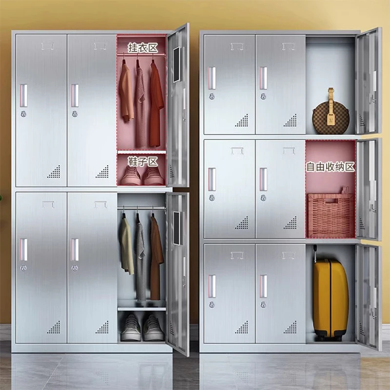 

Modern Stainless Steel Locker Nordic Workshop Document Storage Cabinet Hospital Office Furniture Cajonera Oficina Mueble FYFC