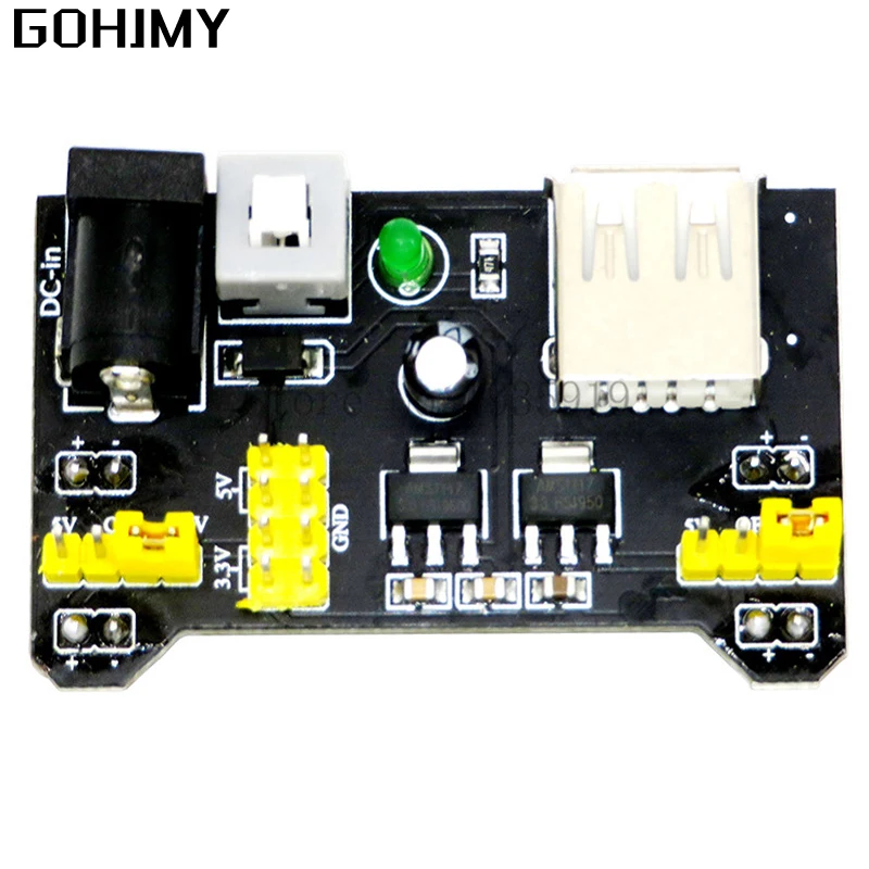 MB-102 830 points Prototype Bread board kit+MB102 Breadboard power module+65 jumper wires wholesale 3.3V 5V for arduino