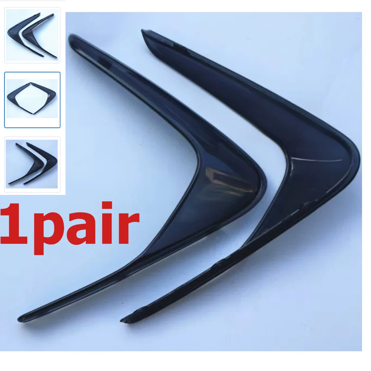1pair for Motorcycle Accessories: Big Sheep Side Glass, Chunfeng Big Sheep 150 CH250 Triangular Glass, Side and Foot Deflectors