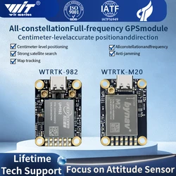 Ricevitore GNSS WITMOTION UM982 Modulo RTK ZED-F9P Sensore UM980 GPS BDS GLONASS/Galileo per Posizionamento Droni ad Alta Precisione
