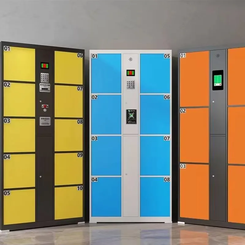 

【Fashionable】Smart Safe Box Fingerprint Designed for Temporary Item Storage Ensuring Security for Supermarkets Hypermarkets